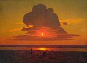 Arkhip Kuinji Red sunset on the Dnieper oil painting